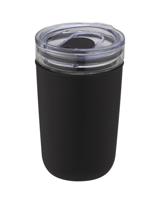 Gobelet en verre Bello de 420 ml avec paroi extérieure en plastique recyclé 