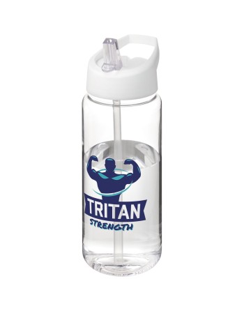 Bouteille de sport H2O Active® Octave Tritan™ de 600 ml avec couvercle à bec verseur 