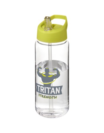 Bouteille de sport H2O Active® Octave Tritan™ de 600 ml avec couvercle à bec verseur 