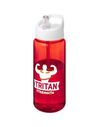 Bouteille de sport H2O Active® Octave Tritan™ de 600 ml avec couvercle à bec verseur 