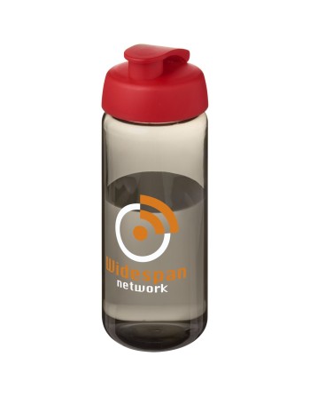 Bouteille de sport H2O Active® Octave Tritan™ de 600 ml avec couvercle à clapet 