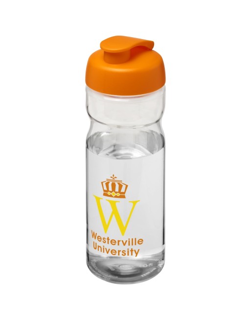 Bouteille de sport H2O Active® Base Tritan™ de 650 ml à couvercle à clapet 