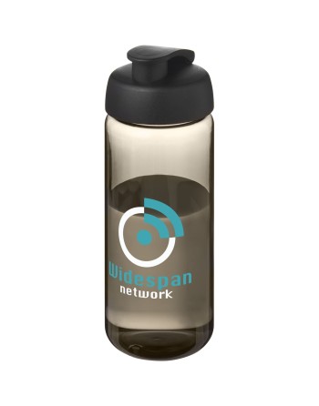 Bouteille de sport H2O Active® Octave Tritan™ de 600 ml avec couvercle à clapet 