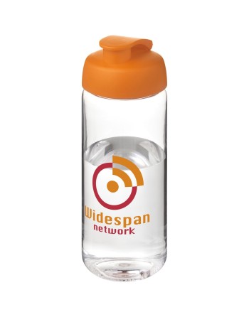 Bouteille de sport H2O Active® Octave Tritan™ de 600 ml avec couvercle à clapet 