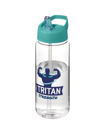 Bouteille de sport H2O Active® Octave Tritan™ de 600 ml avec couvercle à bec verseur 