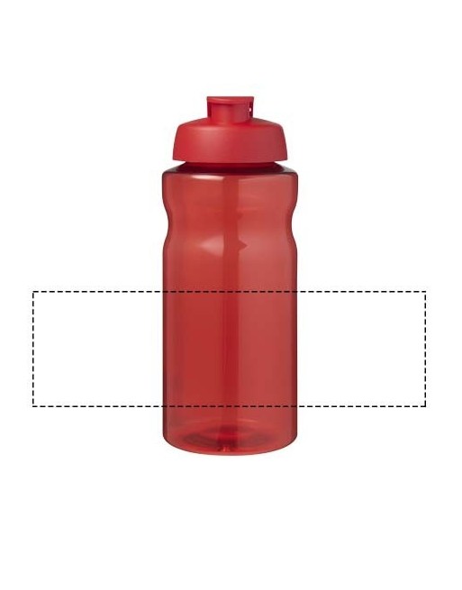 Bouteille de sport H2O Active® Eco Big Base de 1 litre à couvercle rabattable 