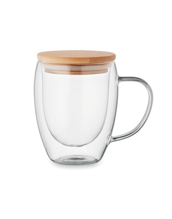 Mug en verre double paroi 300ml Tiral 