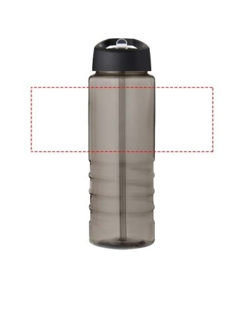 Bouteille de sport H2O Active® Eco Treble de 750 ml avec couvercle à bec verseur 