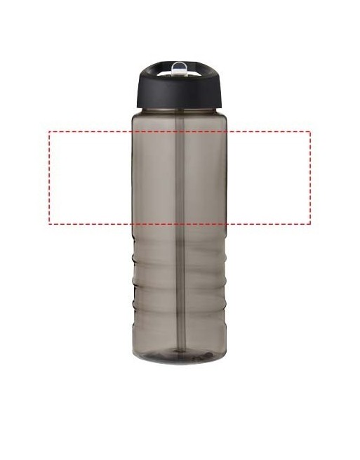 Bouteille de sport H2O Active® Eco Treble de 750 ml avec couvercle à bec verseur 