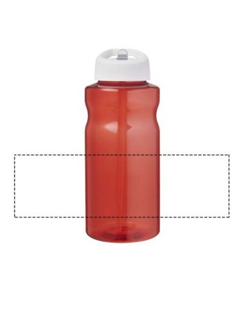 Bouteille de sport H2O Active® Eco Big Base de 1 litre avec couvercle à bec verseur 