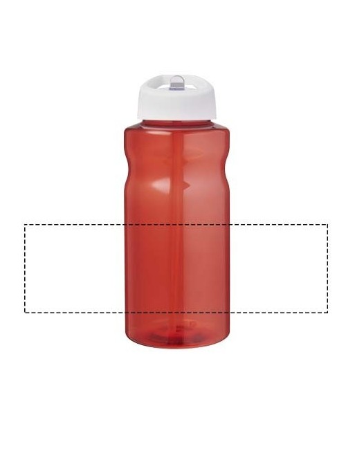 Bouteille de sport H2O Active® Eco Big Base de 1 litre avec couvercle à bec verseur 