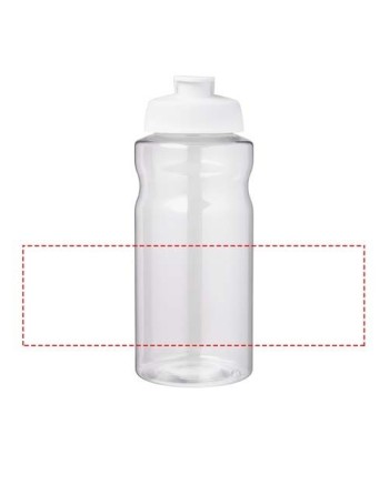 Bouteille de sport H2O Active® Base Pure de 1 L à couvercle rabattable 