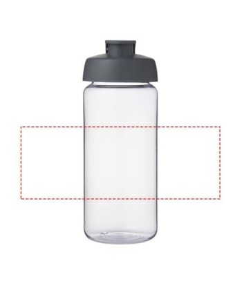 Bouteille de sport H2O Active® Octave Tritan™ de 600 ml avec couvercle à clapet 