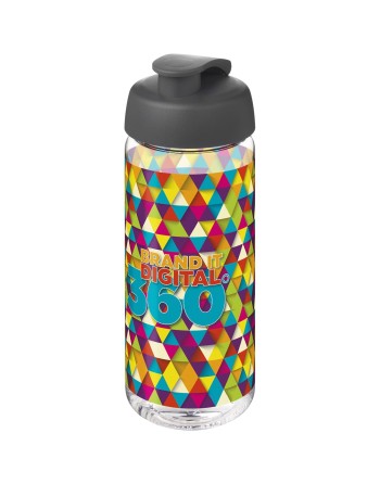 Bouteille de sport H2O Active® Octave Tritan™ de 600 ml avec couvercle à clapet 