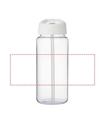 Bouteille de sport H2O Active® Octave Tritan™ de 600 ml avec couvercle à bec verseur 