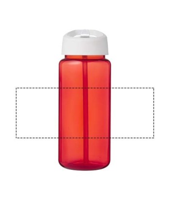 Bouteille de sport H2O Active® Octave Tritan™ de 600 ml avec couvercle à bec verseur 