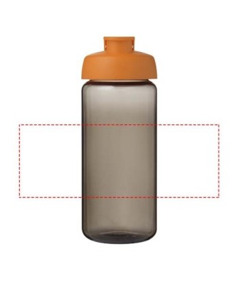 Bouteille de sport H2O Active® Octave Tritan™ de 600 ml avec couvercle à clapet 