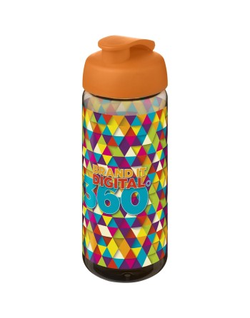 Bouteille de sport H2O Active® Octave Tritan™ de 600 ml avec couvercle à clapet 