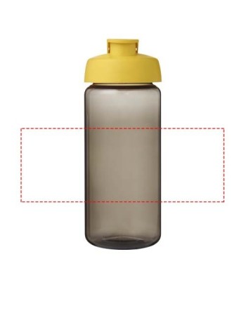 Bouteille de sport H2O Active® Octave Tritan™ de 600 ml avec couvercle à clapet 