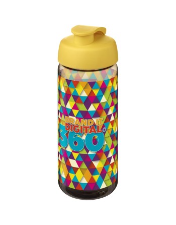 Bouteille de sport H2O Active® Octave Tritan™ de 600 ml avec couvercle à clapet 