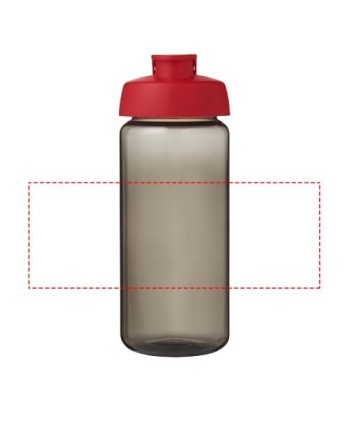 Bouteille de sport H2O Active® Octave Tritan™ de 600 ml avec couvercle à clapet 