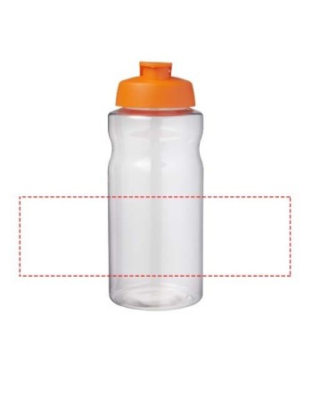 Bouteille de sport H2O Active® Base Pure de 1 L à couvercle rabattable 