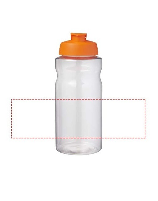 Bouteille de sport H2O Active® Base Pure de 1 L à couvercle rabattable 