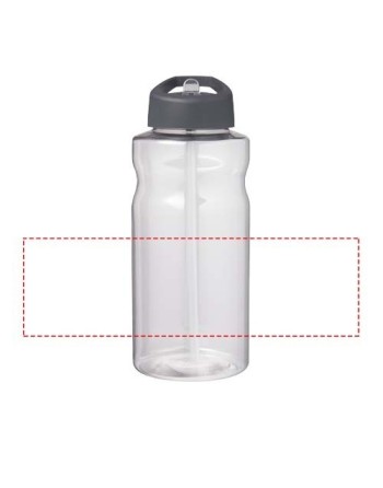 Bouteille de sport H2O Active® Big Base de 1 litre avec couvercle à bec verseur 