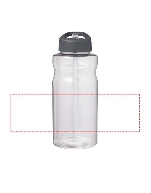 Bouteille de sport H2O Active® Big Base de 1 litre avec couvercle à bec verseur 