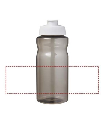 Bouteille de sport H2O Active® Eco Big Base de 1 litre à couvercle rabattable 