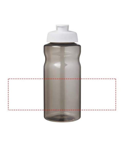 Bouteille de sport H2O Active® Eco Big Base de 1 litre à couvercle rabattable 