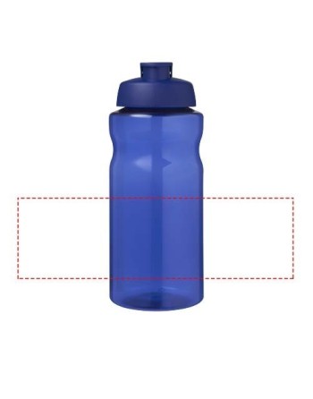 Bouteille de sport H2O Active® Eco Big Base de 1 litre à couvercle rabattable 