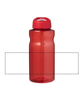 Bouteille de sport H2O Active® Eco Big Base de 1 litre avec couvercle à bec verseur 