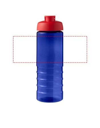 Bouteille de sport H2O Active® Eco Treble de 750 ml avec couvercle à bascule 