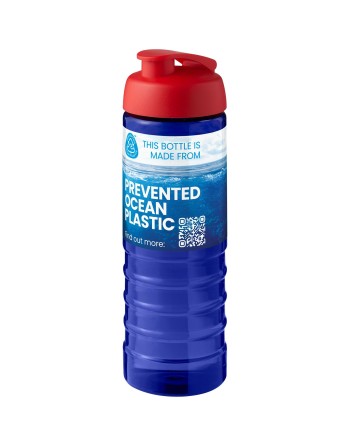 Bouteille de sport H2O Active® Eco Treble de 750 ml avec couvercle à bascule 