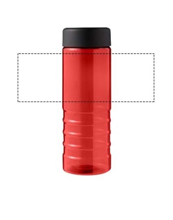 Bouteille de sport H2O Active® Eco Treble de 750 ml avec couvercle vissé 