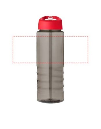 Bouteille de sport H2O Active® Eco Treble de 750 ml avec couvercle à bec verseur 