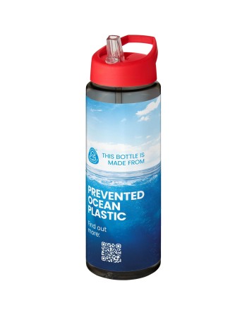 Bouteille de sport H2O Active® Eco Vibe de 850 ml avec couvercle à bec verseur 