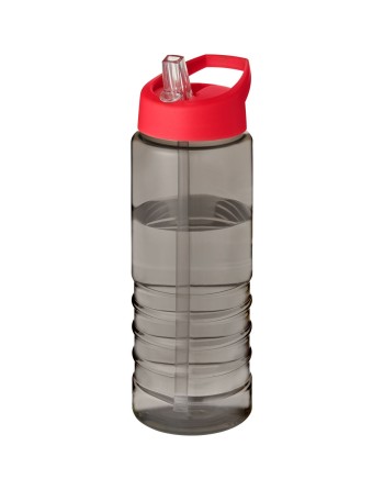 Bouteille de sport H2O Active® Eco Treble de 750 ml avec couvercle à bec verseur 