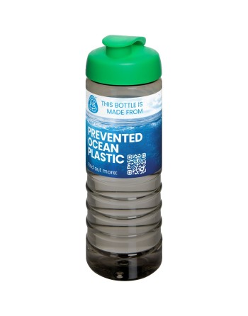 Bouteille de sport H2O Active® Eco Treble de 750 ml avec couvercle à bascule 