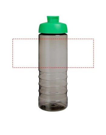 Bouteille de sport H2O Active® Eco Treble de 750 ml avec couvercle à bascule 