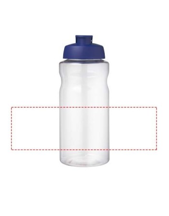 Bouteille de sport H2O Active® Base Pure de 1 L à couvercle rabattable 