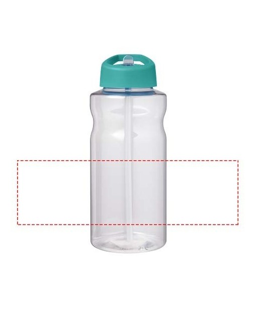 Bouteille de sport H2O Active® Big Base de 1 litre avec couvercle à bec verseur 