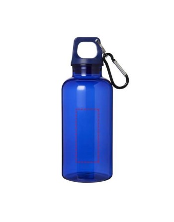 Bouteille d'eau Oregon de 400 ml en aluminium recyclé certifié RCS avec mousqueton 