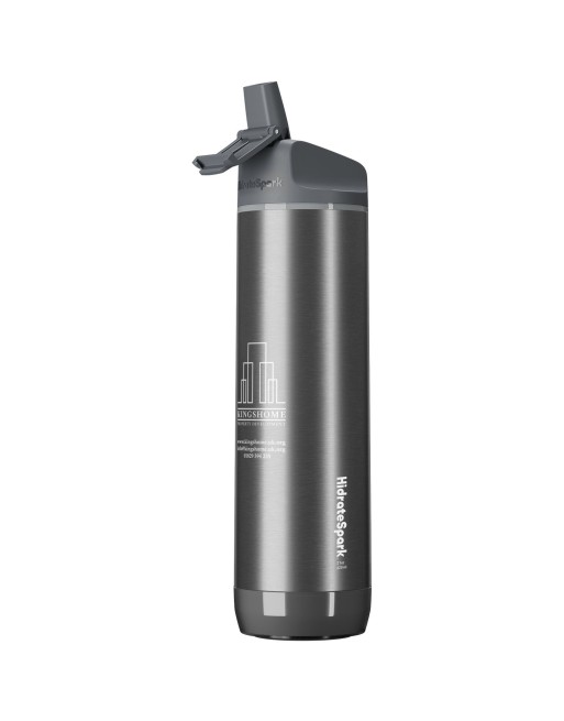 Bouteille d'eau intelligente HidrateSpark® PRO en acier inoxydable et isolation par le vide de 600 ml 