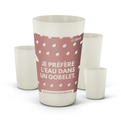 Gobelet en Biocomposite Français 60 cl - Fabrication Française
 