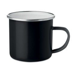 Mug en métal avec émail Plateado 